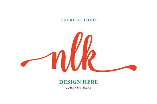 NLK lettering logo is simple, easy to understand and authoritative