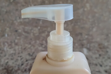 Fototapeta na wymiar bottle of soap