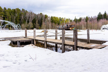 Fototapeta premium The Mediaval town Piligrim Porto
