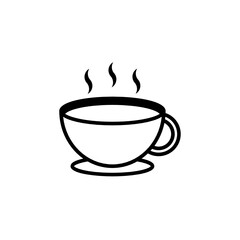 cup of coffee icon vector