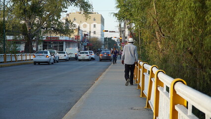 walking in the city