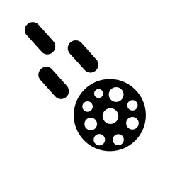 asteroid icon vector