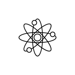 atom icon vector