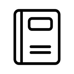 notebook icon vector