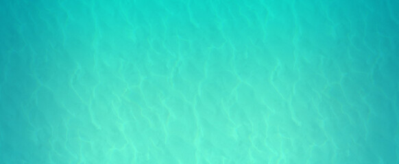 Fond dégradé bleu turquoise avec effet de mer  - concept voyage vers des plages exotiques
