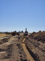 Obraz premium Trench Excavation 