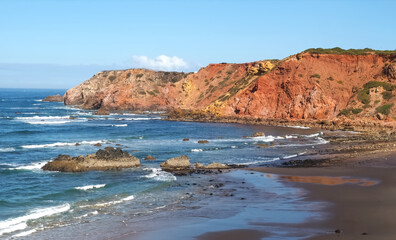 Fototapeta na wymiar Carrapateira at the West Algarve coast of Portugal