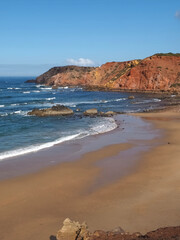 Carrapateira at the West Algarve coast of Portugal