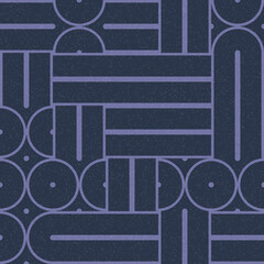 Abstract Geometric Pattern generative computational art illustration