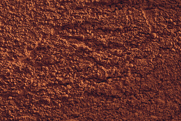 Terracotta powder soil or clay-like texture background