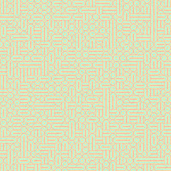 Abstract Geometric Pattern generative computational art illustration