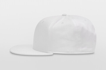 Simple white cap headwear accessory