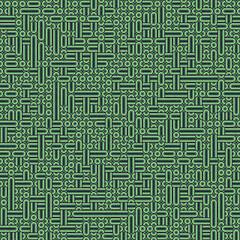 Abstract Geometric Pattern generative computational art illustration