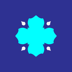 Medical cross flat icon. Simple style clinic company logo symbol. Logo design element. T-shirt printing. Vector for sticker.