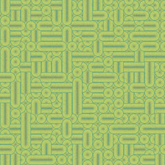 Abstract Geometric Pattern generative computational art illustration