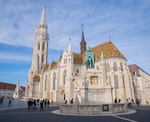 Matthias Church, or the Church of the Assumption of the Buda Castle, is a Roman Catholic church located in front of the Fisherman's Bastion