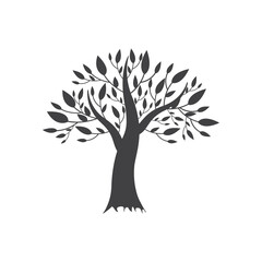Tree icon design template vector