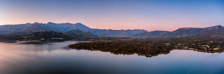 Sunrise at Lac de Codole in Corsica