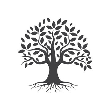 Tree icon design template vector
