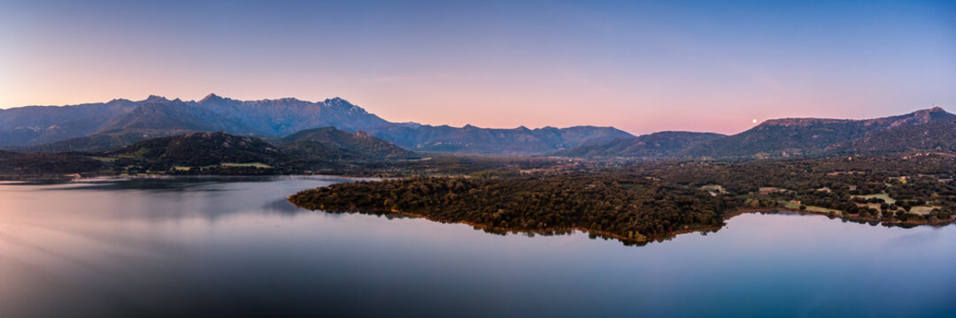 Sunrise at Lac de Codole in Corsica