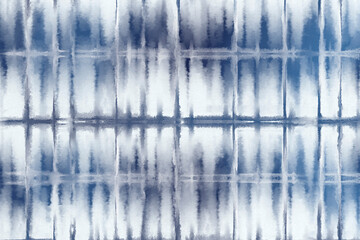 Shibori pattern background in indigo blue color