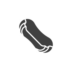 Eclair cake vector icon