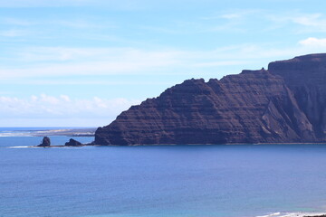 Fototapeta na wymiar Paysages La Graciosa Lanzarote Îles Canaries Espagne 