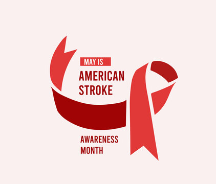 American Stroke Awareness Month. Vector Illustration