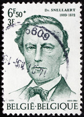Postage stamp Belgium 1975 Dr. Ferdinand Augustin Snellaert