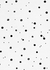 Background of polka dot ink brush pattern
