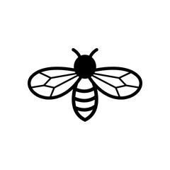 Bee icon design template vector