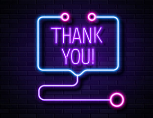Grateful Thank You Realistic Neon Sign to doctors, nurses, healthcare workers