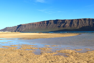 Paysages La Graciosa Lanzarote Îles Canaries Espagne