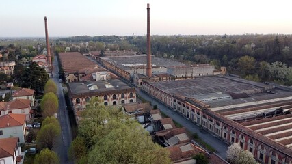 Europe, Italy, Crespi d'Adda closed to Bergamo and Milan is the best preserved workers' village ,...