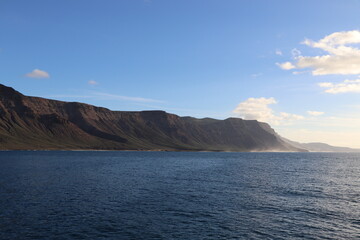 Naklejka premium Paysages La Graciosa Lanzarote Îles Canaries Espagne