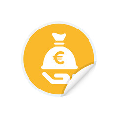 Save Money Euro - Sticker