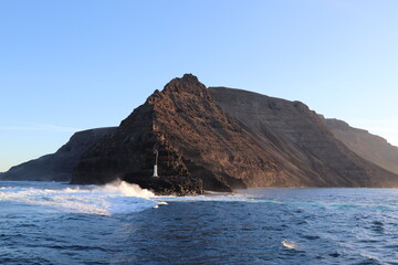 Fototapeta na wymiar Paysages La Graciosa Lanzarote Îles Canaries Espagne 