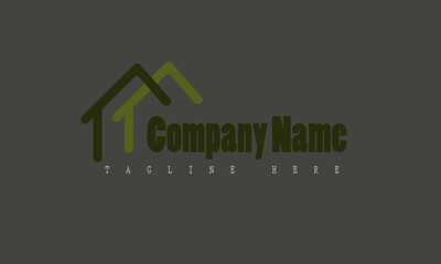 Building logo, home construction working industry concept design.- Vector logo illustration