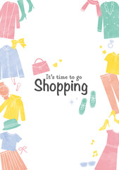 illustration of clothes and belongings