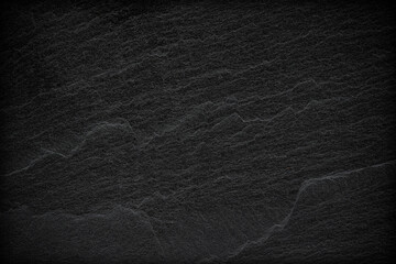 Fototapeta premium Dark grey black slate background or texture.