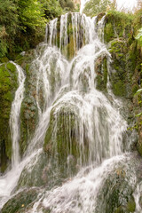 Waterfall in Tobera, Burgos, Castilla y Leon, Spain