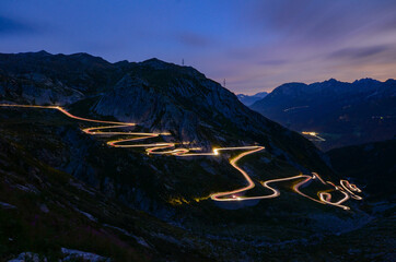 alte Gotthardpassstrasse in Richtung Tessin
