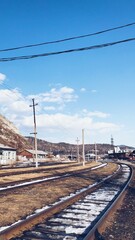 railway near Lake Baikal
