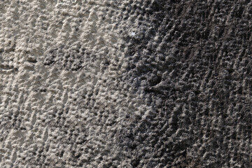 Black and white rough surface close up