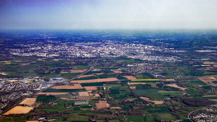 Dinard saint malo rance frehel Grouin from aerial view