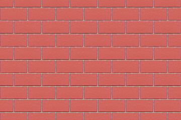 Fototapeta premium Decorative red brick wall for home with detailed texture