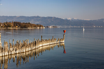 Romantisches Wasserburg am Bodensee