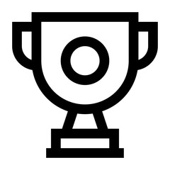 
A very well designed linear icon of trophy 

