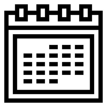 recommend clip art: 
                    Grab this premium quality linear icon of calendar 
                    
                    