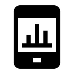 
Grab this premium quality linear icon of mobile analytics 

